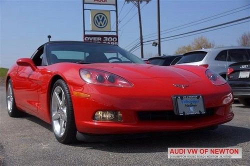 Red 05 corvette convertible 6.0l ls2 v8 auto traction control keyless miles 43k