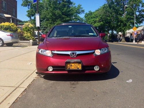 Honda civic ex sedan 2007 red