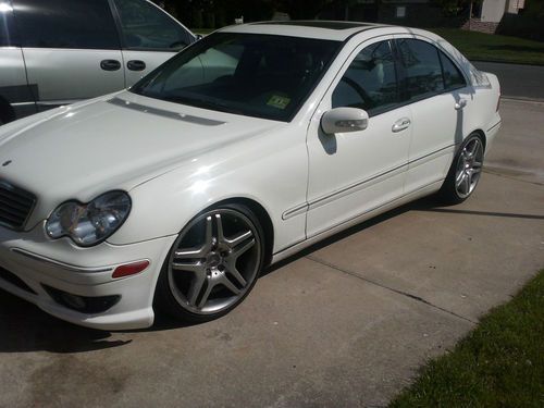 2002 mercedes-benz c240 base sedan 4-door 2.6l  has amg look see description