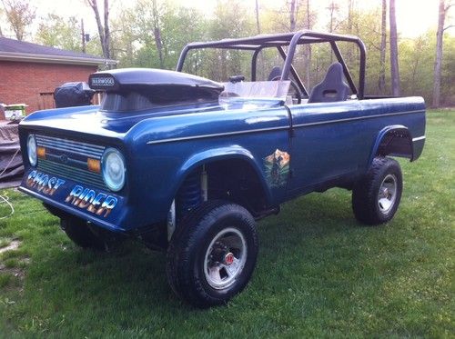1975 ford bronco  ghost rider - ex mud racer, great sand toy, have title/vin tag