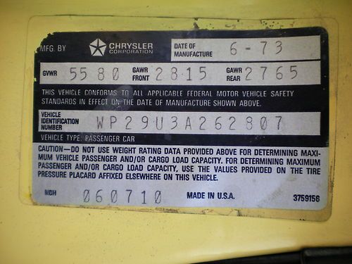 1973 Dodge charger se Only 41k True survivor car Factory a/c Garage rest free, image 13