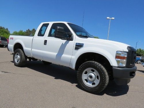 2009 ford f-350 supercab short bed v10 4x4 1 owner fleet runs great clean shape