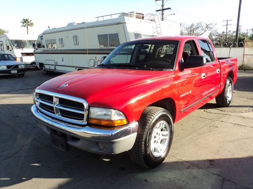 2001 dodge dakota slt crew cab pickup 4-door 5.9l, no reserve