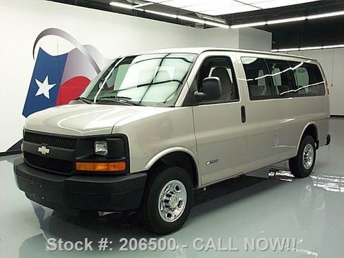 2006 chevrolet express 2500 12-passenger ext van 13k mi texas direct auto