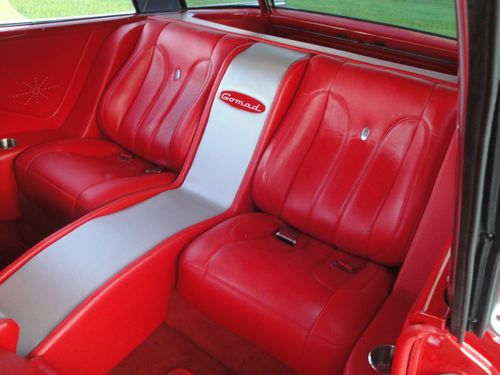 1957 chevy NOMAD WAGON Leather resto-mod hot-rod (all-new) cold air MUST SEE, image 18