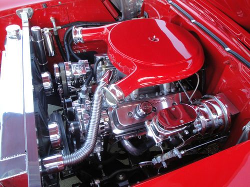 1957 chevy NOMAD WAGON Leather resto-mod hot-rod (all-new) cold air MUST SEE, image 22