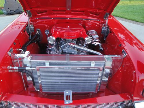 1957 chevy NOMAD WAGON Leather resto-mod hot-rod (all-new) cold air MUST SEE, image 23