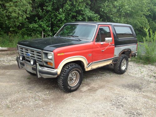 1985 ford bronco full-size 351w v8 4x4 needs work