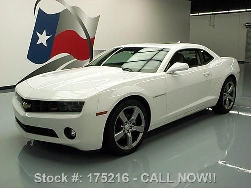2012 chevy camaro lt rs auto sunroof rear cam hud 10k! texas direct auto