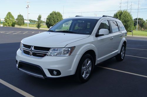 No reserve 2012 dodge journey v6 awd sxt low miles 3rd row 1-owner warranty