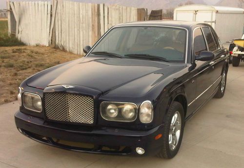 1999 bentley arnage base sedan 4-door 4.4l low miles, clean needs some