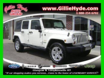 2010 sahara 4x4 used 4 door soft top infinity stereo automatic tow package cj x