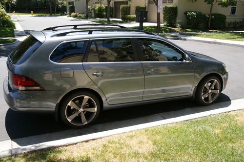 2012 Volkswagen VW Jetta Sportwagen TDI Gray / Black Sunroof Navigation 40+ MPG, US $25,995.00, image 2