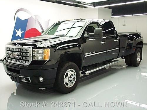 2012 gmc sierra 3500 denali diesel drw 4x4 nav 7k miles texas direct auto