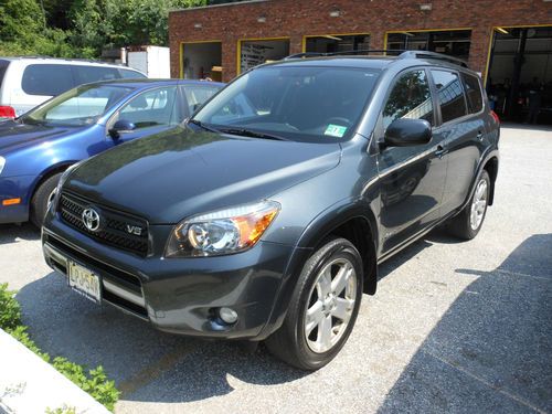 2007 toyota rav4 sport sport utility 4-door 3.5l no reserve, very low miles