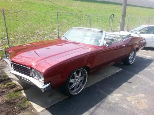 1971 buick skylark custom convertible 2-door 5.7l