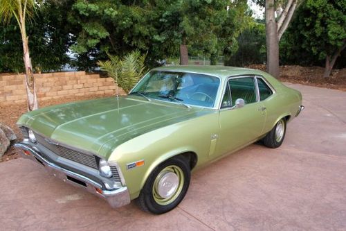 1969 chevrolet nova 100% rust free california/arizona car. v8 ac all original