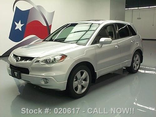 2008 acura rdx sh-awd sunroof htd leather xenons 21k mi texas direct auto