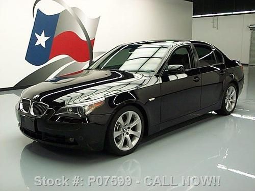 2007 bmw 550i sport sedan auto sunroof nav xenons 59k texas direct auto