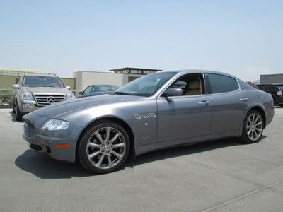 2008 gray automatic v8 leather navigation sunroof miles:19k sedan