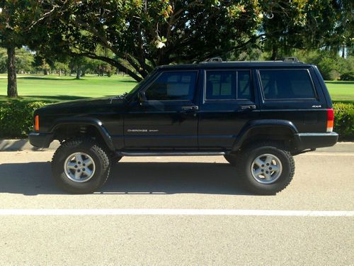 2000 jeep cherokee xj sport 4x4, 4 door, automatic, 4.0l, off-road ready