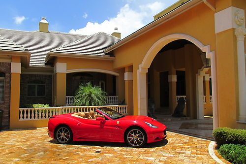 2010 ferrari california 2+2 conv factory warranty 11-2013 florida driven 1 owner