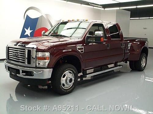 2009 ford f350 lariat 4x4 off-road diesel dually 32k mi texas direct auto