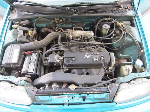 1991 Honda Civic Si Hatchback 3-Door 1.6L *cracked block*, US $1,881.00, image 2