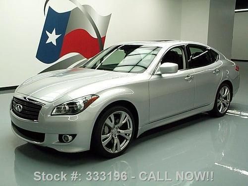 2012 infiniti m37 sport sunroof nav rear cam 20's 7k mi texas direct auto