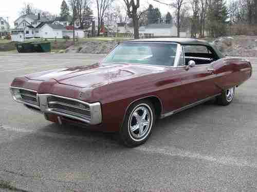 1967 pontiac grand prix convertible RARE 4 SPEED CAR, image 8