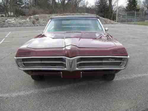 1967 pontiac grand prix convertible RARE 4 SPEED CAR, image 9