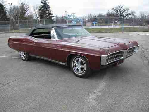 1967 pontiac grand prix convertible RARE 4 SPEED CAR, image 10