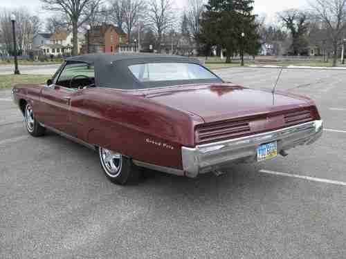 1967 pontiac grand prix convertible RARE 4 SPEED CAR, image 11