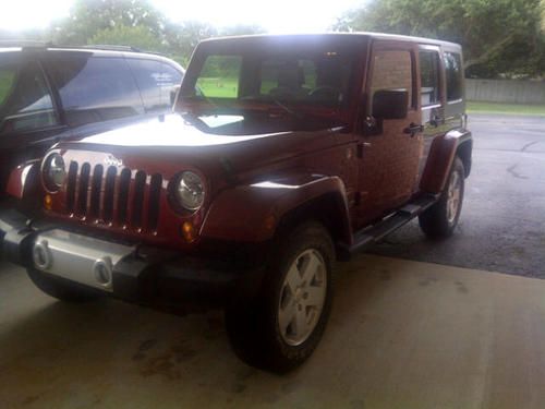 2010 jeep wrangler unlimited sahara sport utility 4-door 3.8l