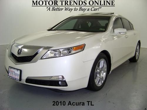 Navigation rearcam roof leather htd seats bluetooth 2010 acura tl 45k