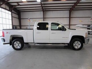 White crew cab 1 owner duramax diesel allison leather navigation new tires clean