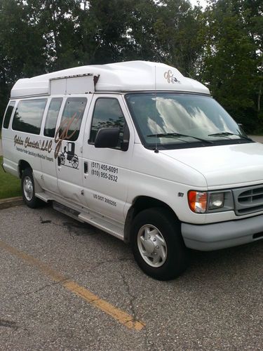 2000 ford e-350 econoline club wagon xlt extended passenger van 2-door 5.4l