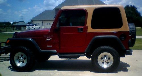1998 jeep wrangler sahara sport utility 2-door 4.0l