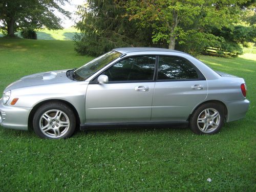 2002 subaru impreza wrx sedan 4-door 2.0l