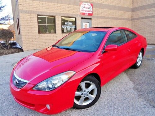 2006 toyota solara sle v6 navy red - gorgeous coupe ride