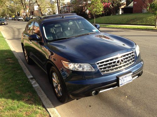 2007 infiniti fx35 awd fully loaded navi rear cam keyless strart 83k 3.5l