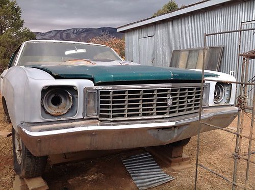 1970 monte carlo project car,no reserve!