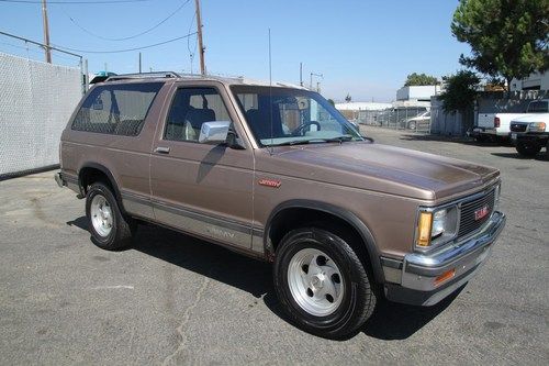 1989 gmc jimmy s15 2-door 2wd automatic 6 cylinder no reserve