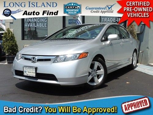 08 honda civic exl leather sunroof keyless heated seats cruise 1 owner carfax