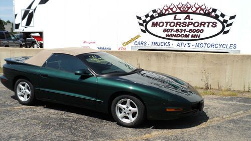 1997 pontiac firebird convertible v6 very clean low low miles only 24k act!!!!!!