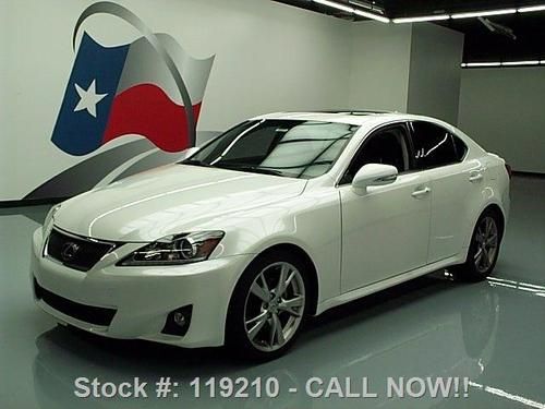 2010 lexus is250 sunroof climate seats paddle shift 53k texas direct auto