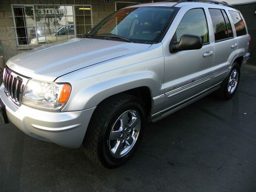 2004 jeep grand cherokee overland sport utility 4-door 4.7l