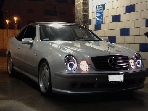 Beautiful rare 2000 mercedes amg cabriolet clk-class