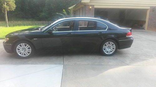 2004 black bmw 745li