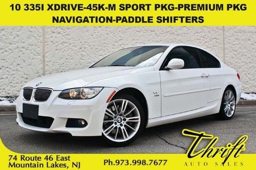 10 335i xdrive-45k-m sport pkg-premium pkg-navigation-paddle shifters